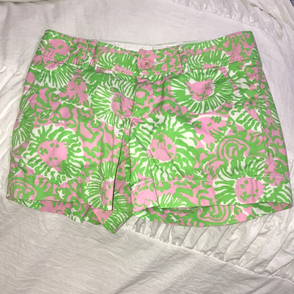 lily pulitzer callahan shorts. only worn once!!